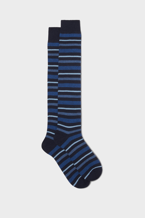 SOCKS TITO, 90% WOOL 10% NYLON, NAVY - BLUETTE - SKY BLUE - CORNFLOWER.