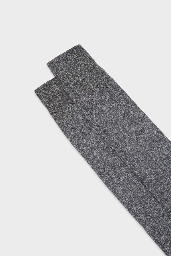 SOCKS VIRGILIO, 100% COTTON, BLACK - GREY.