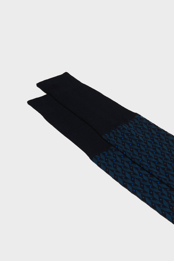 ZENO SOCKS, 100% COTTON, BLU-BLUETTE-CHINA.