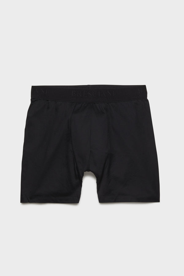 TRUNKS. 100% COTTON, BLACK