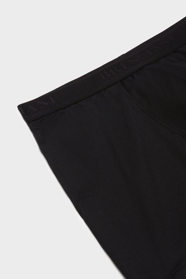 TRUNKS. 100% COTTON, BLACK