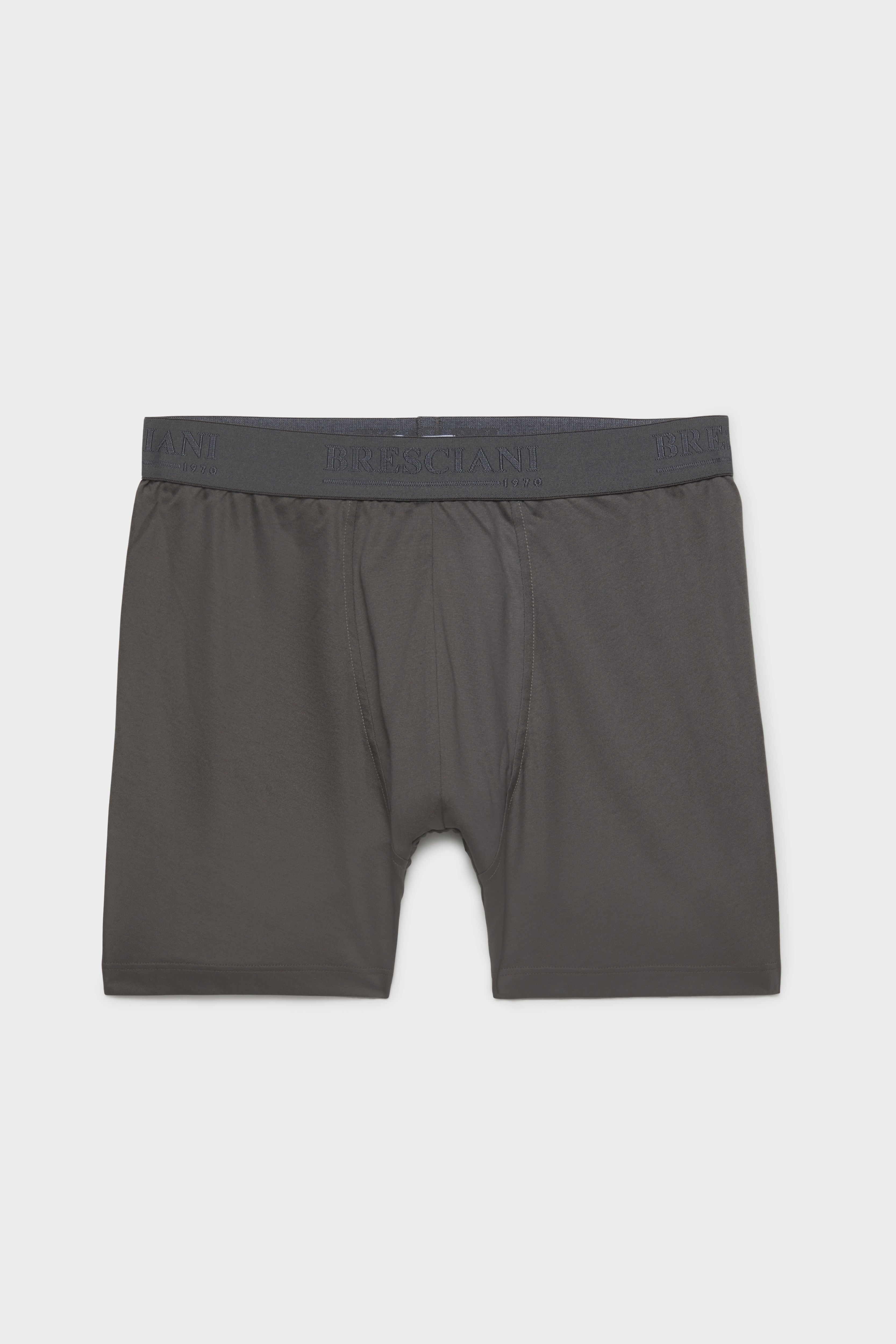 BOXER ADERENTE. 100% COTONE, GREY.