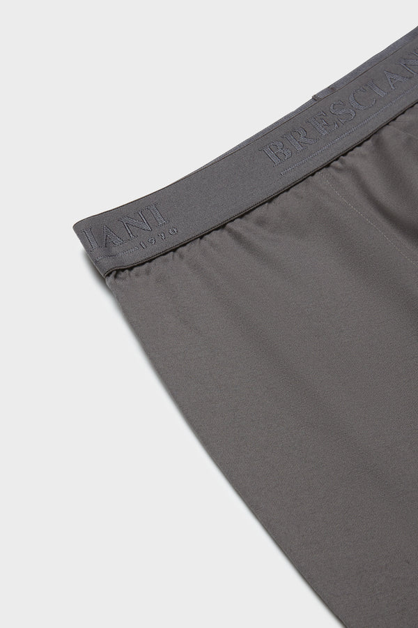 TRUNKS. 100% COTTON, GREY