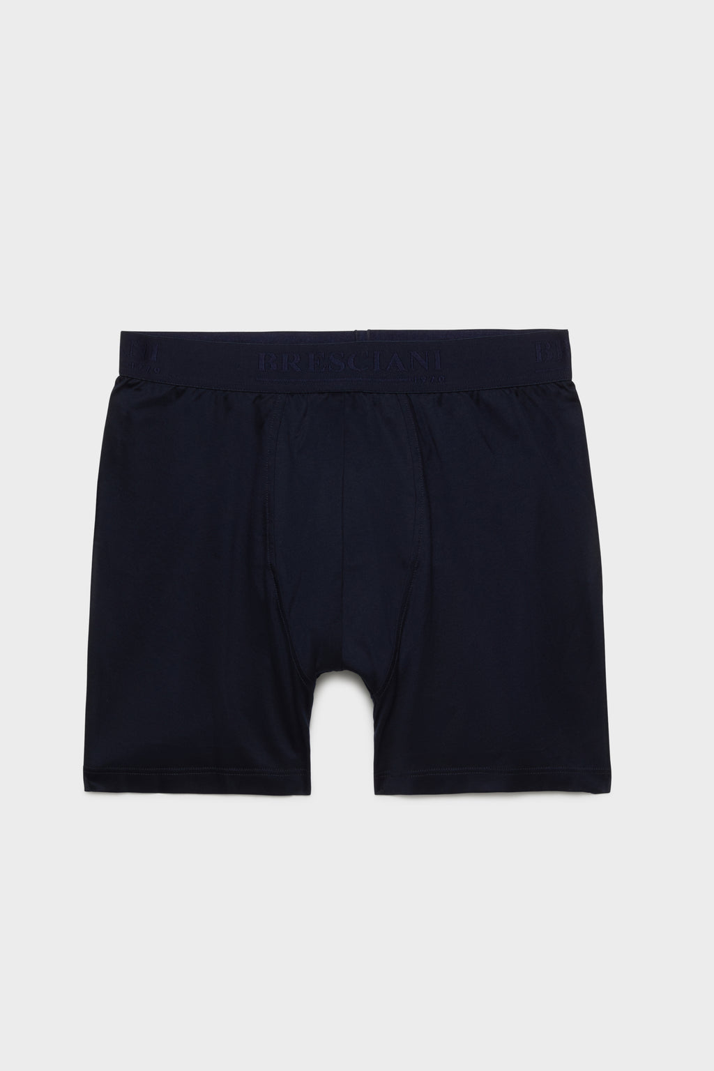 BOXER ADERENTE. 100% COTONE, NAVY.