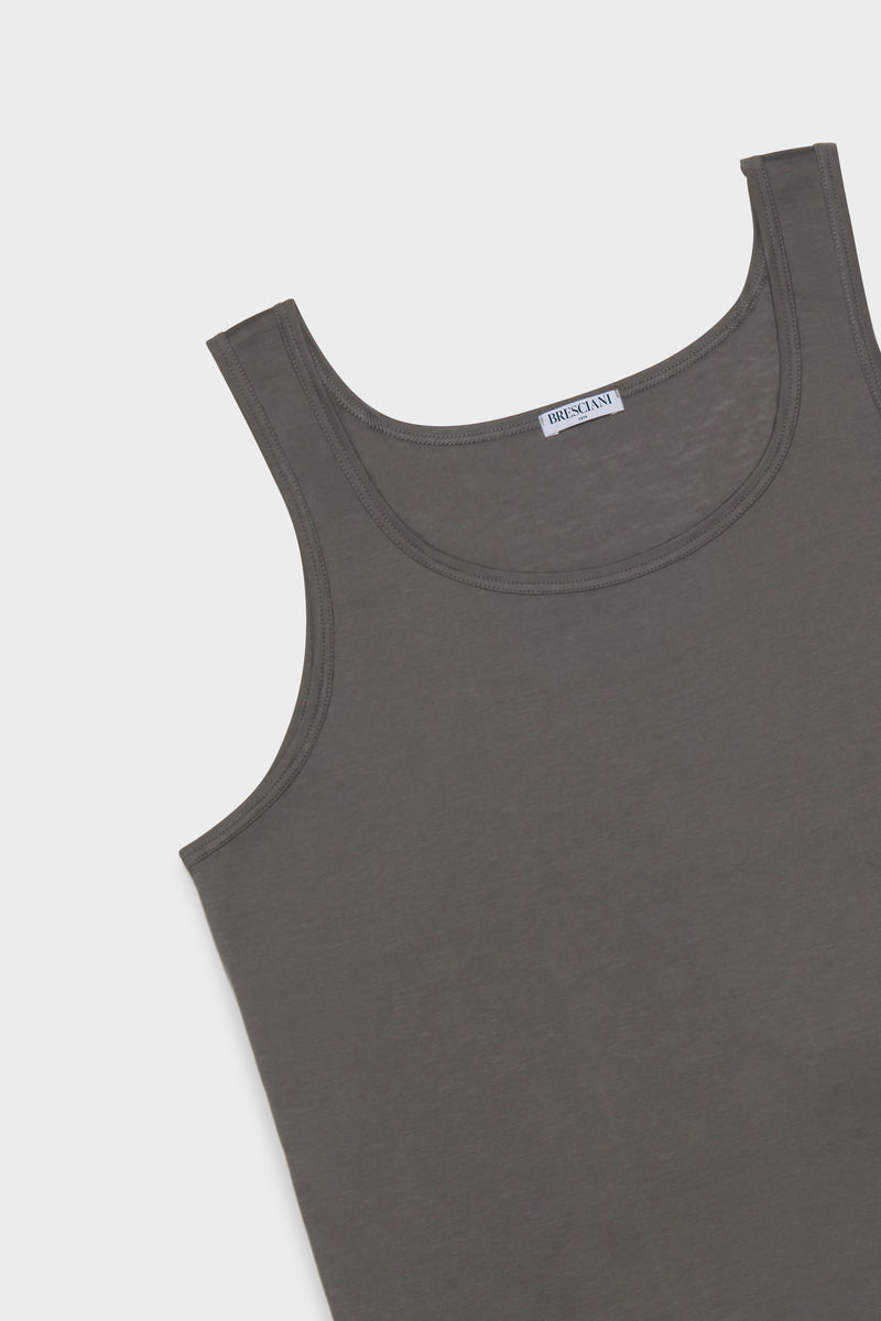 UNDERWEAR VEST. 100% COTTON. GREY