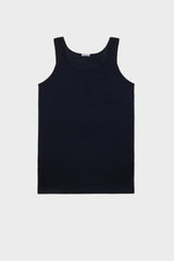 UNDERWEAR VEST. 100% COTTON. NAVY