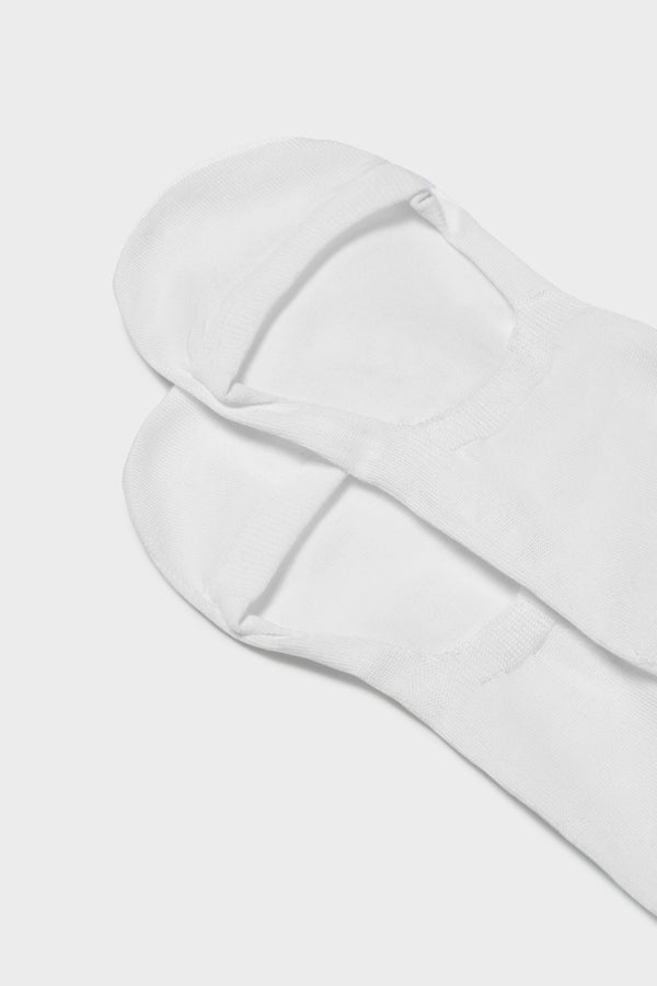 SOCKS ENNIO. COTTON-NYLON-ELASTAN, SOLID COLOR, WHITE