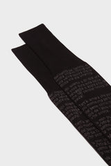 CALZA DIVINA COMMEDIA. 100% COTONE, BLACK.