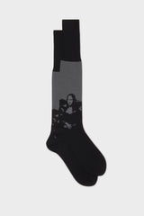 CALZA GIOCONDA. 100% COTONE, BLACK.