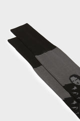 CALZA GIOCONDA. 100% COTONE, BLACK.