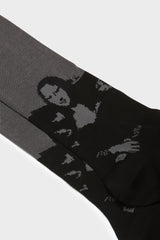 CALZA GIOCONDA. 100% COTONE, BLACK.