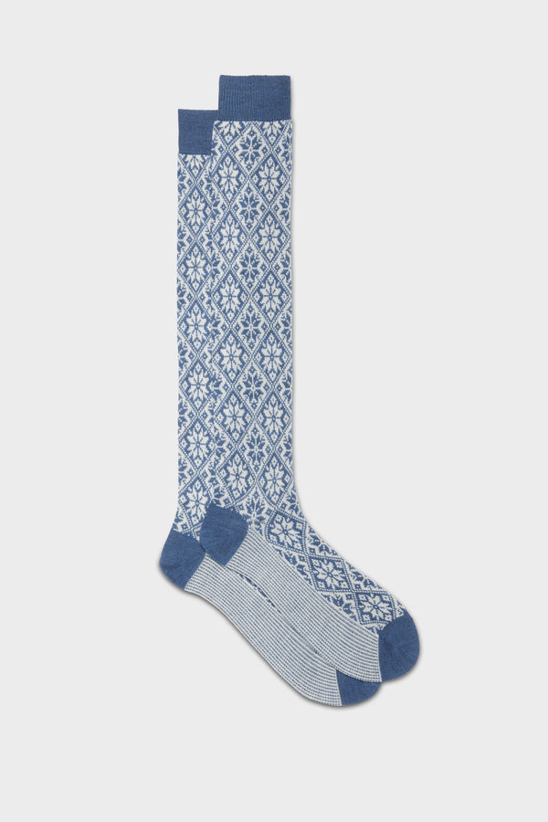 SOCKS ASTRUM. WOOL BLEND, BLUE