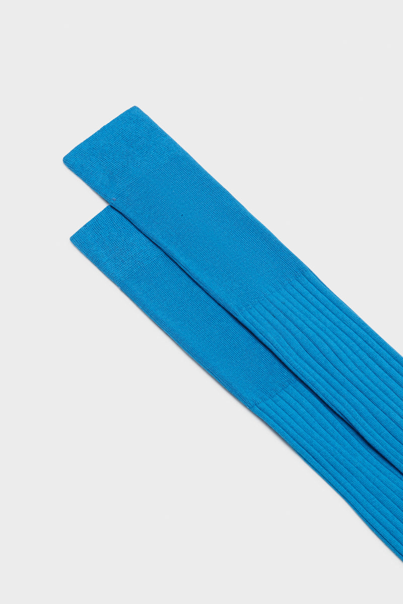 SOCKS MARCELLO, 100% BIOLOGIC COTTON, SOLID COLOR, TURQUOISE.
