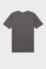 T-SHIRT, ROUND NECK. 100% COTTON, SHORT SLEEVE, GREY