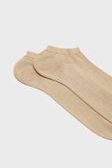 CALZA VITO, PEDULA 100% COTONE, LIGHT BROWN.