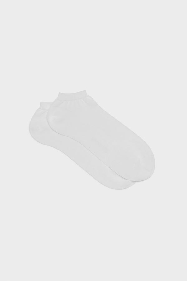 SOCKS VITO, PEDS 100% COTTON, WHITE.